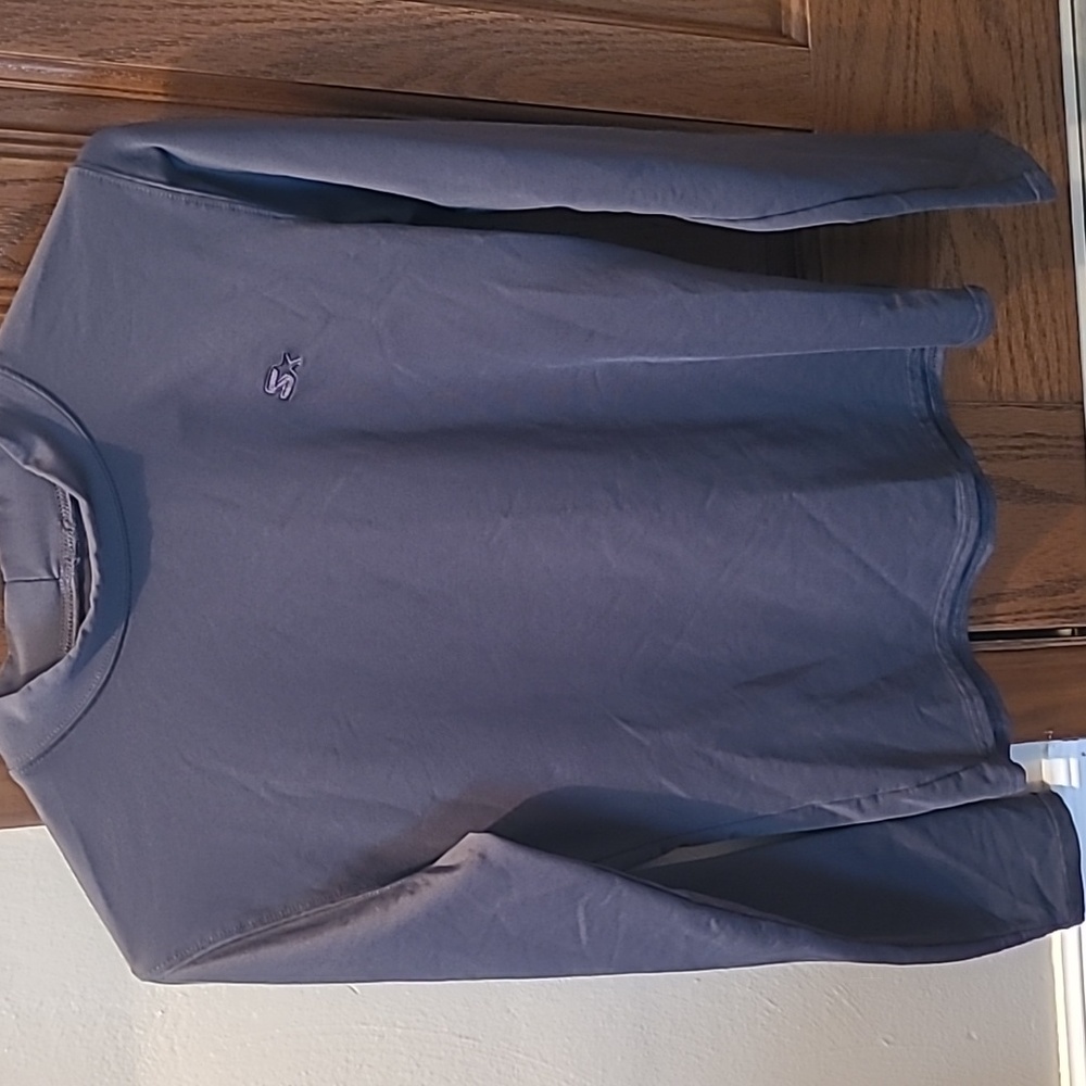 Boys Starter Dri-fit long sleeve shirt in gray